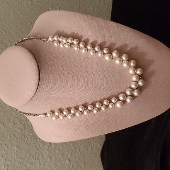 Vintage faux pearl necklace - Picture 4 of 8